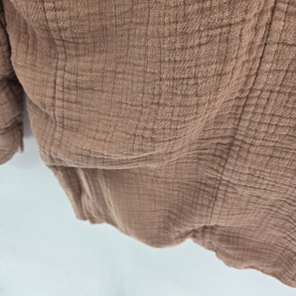 Madewell Beige Faded Earth Larsen Cotton Linen Textured Blazer XXS - Picture 5 of 14